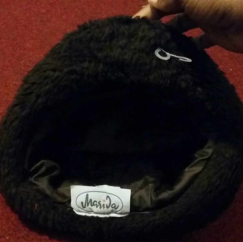 Brown Velvet Hat